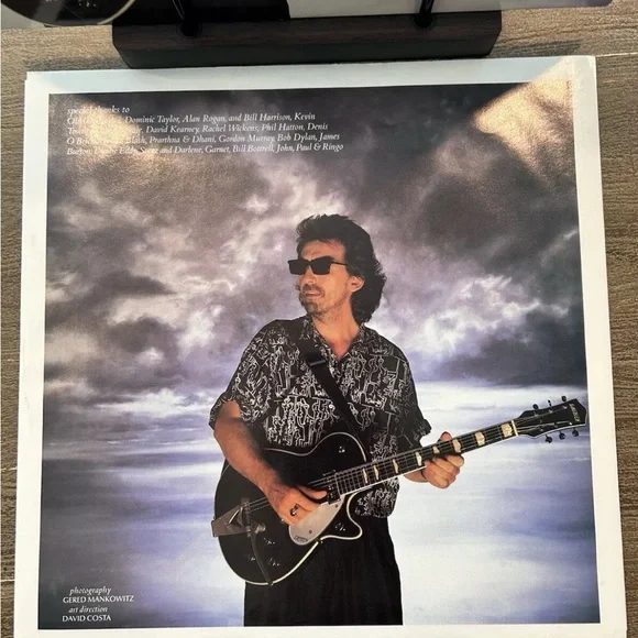 George Harrison Cloud Nine 1987 LP W/Original Inner, Got My Mind Set On You - Picture 8 of 12